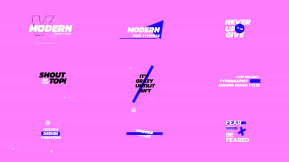 Bold Titles - VideoHive 48913874