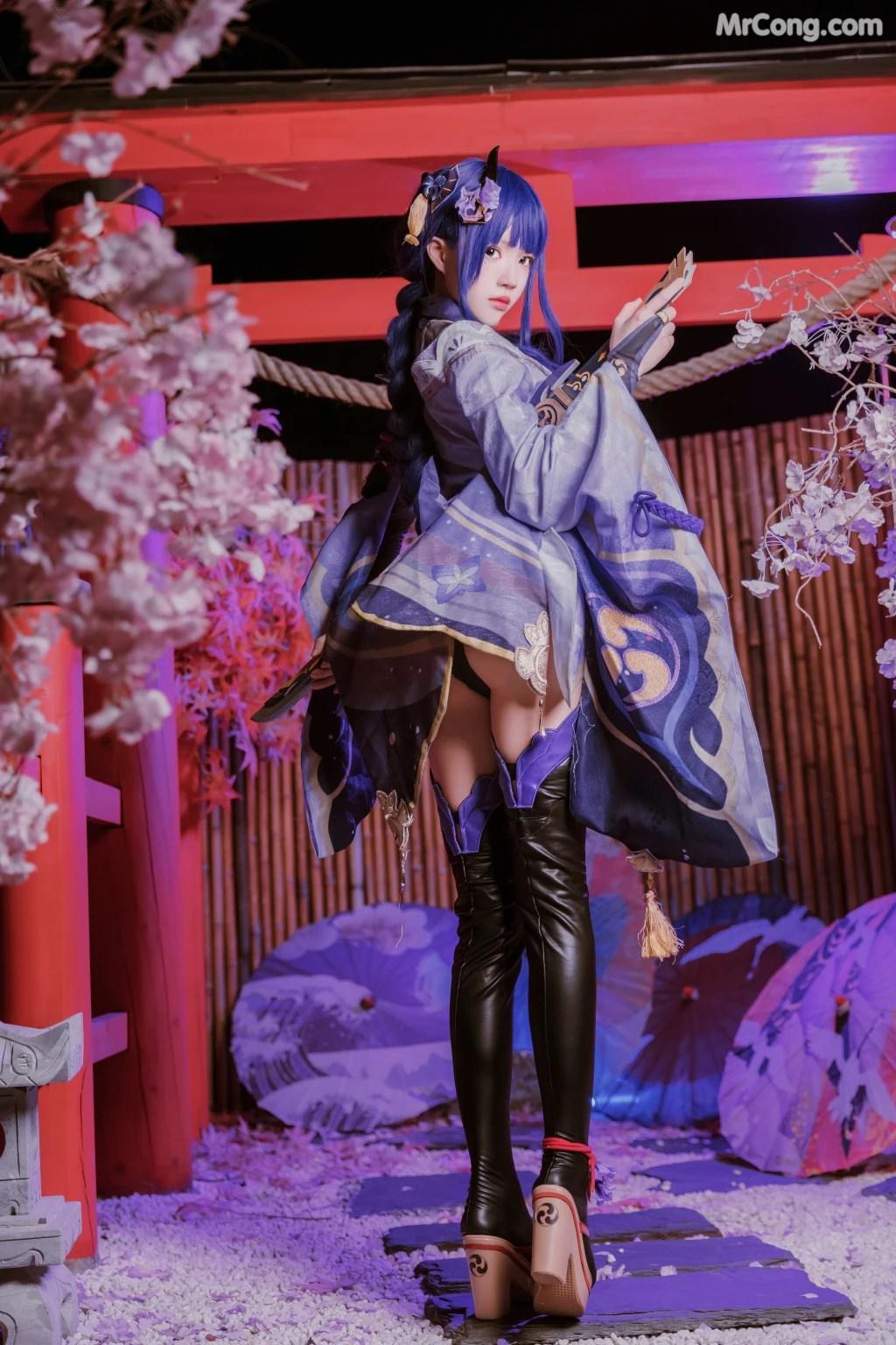 Coser@桜桃喵 Vol.139: 雷电将军+花絮 (51 photos )(40)