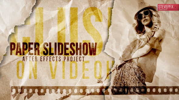 Paper Slideshow | Stop Motion - VideoHive 30750687