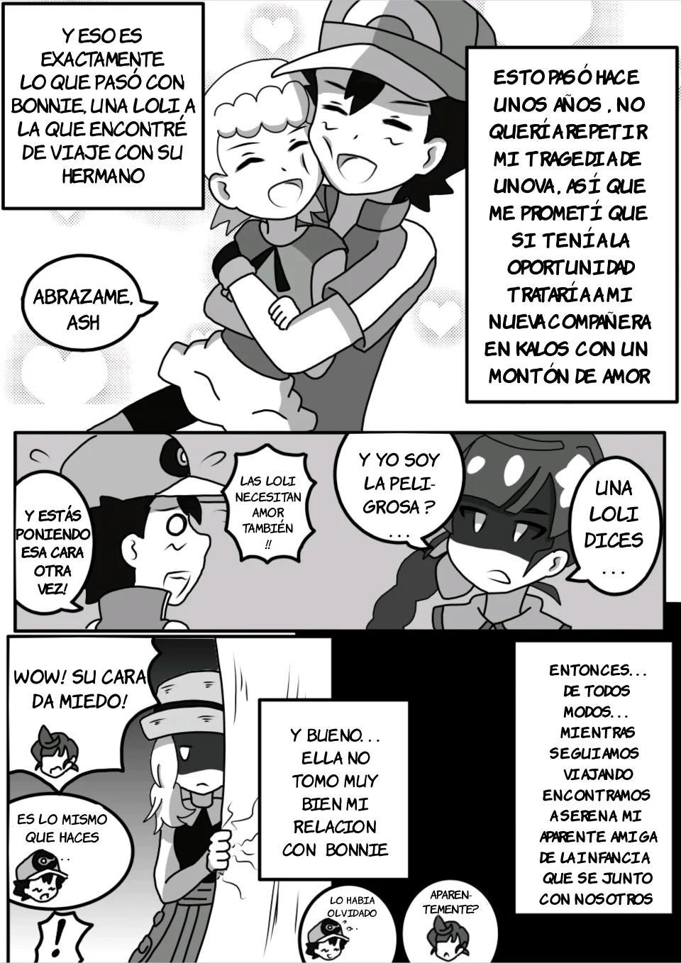 Una historia de amor en Kalos - Charla diaria de Ash y Chloe 5 - 4