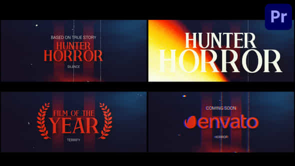 Horror Trailer Titles For Premiere Pro - VideoHive 48865617