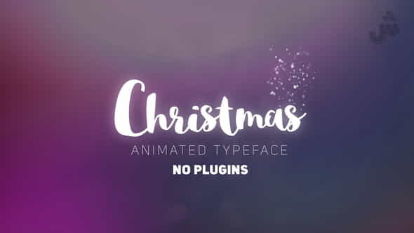 Christmas- Animated Typeface - VideoHive 22839317