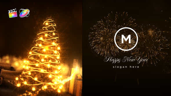 Christmas New Year Logo Reveal - VideoHive 49927288