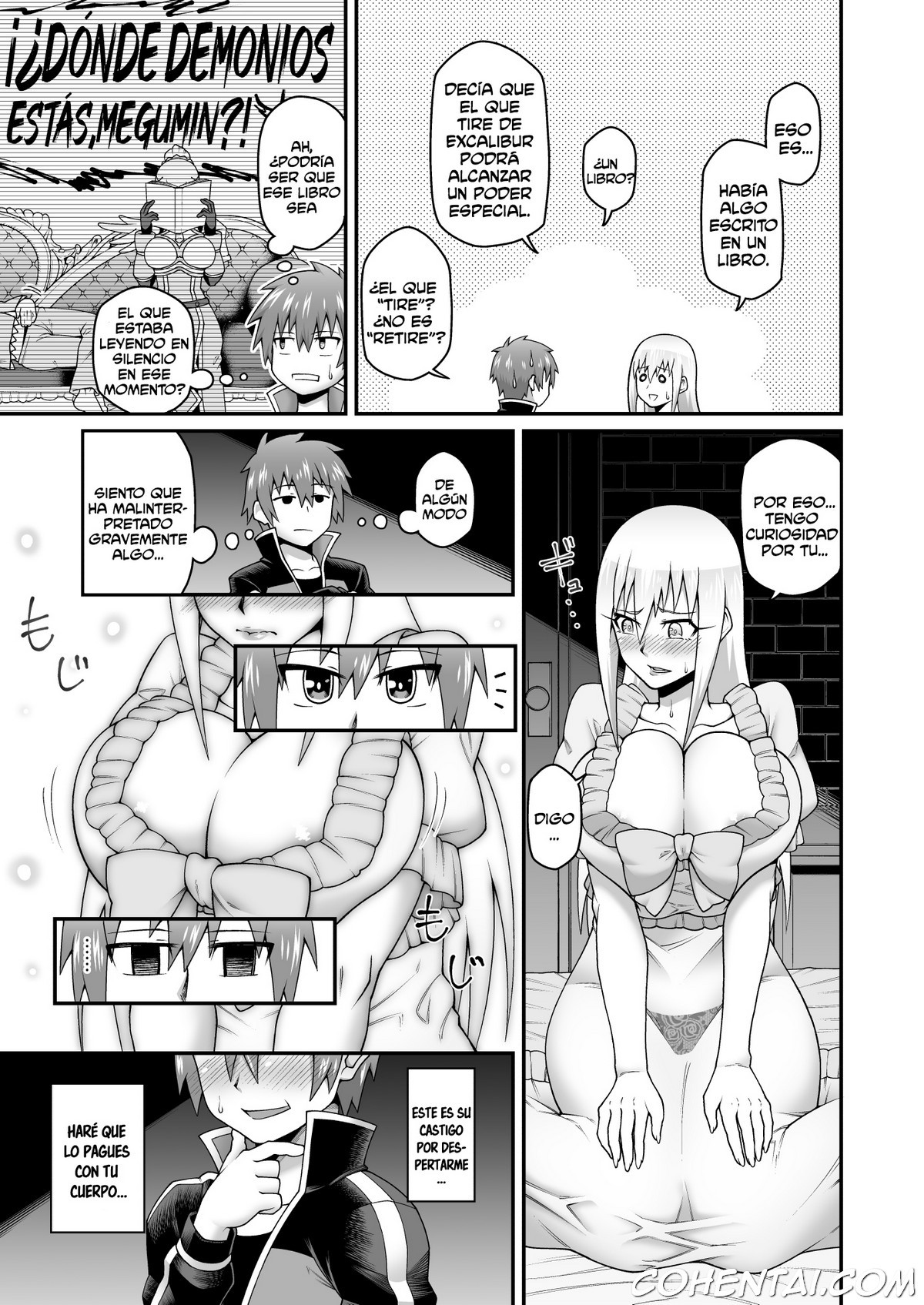 Kono Dame Kishi ni Seiken o!! (Kono Subarashii Sekai ni Syukufuku o!) xxx comics manga porno doujin hentai español sexo 