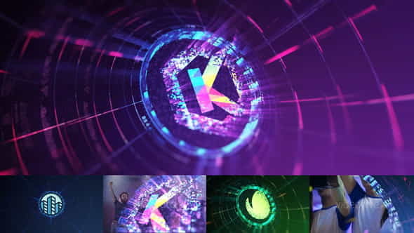 Tech Logo Transition and End - VideoHive 29529373