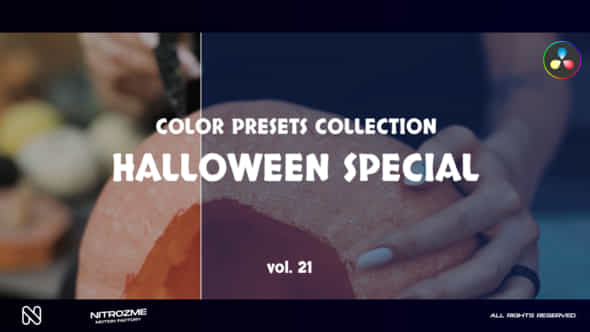 Halloween Special Lut Vol 21 For Davinci Resolve - VideoHive 48557143