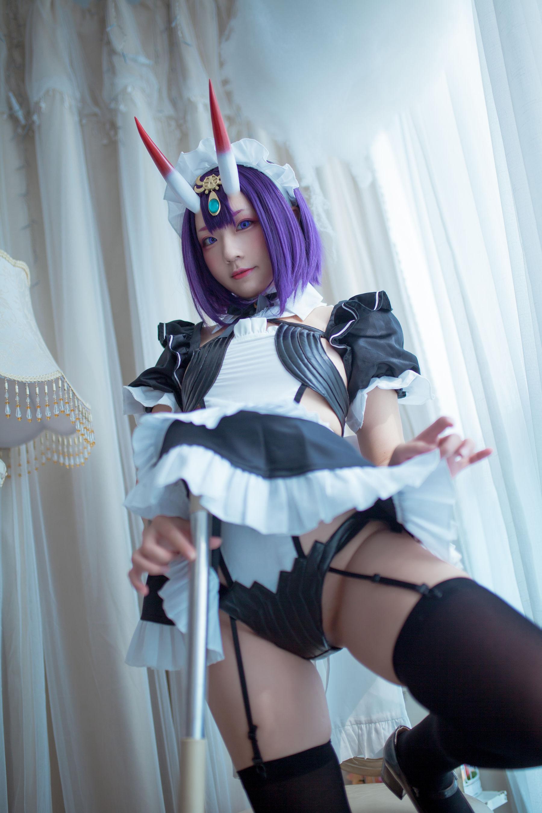 [网红COSER] 动漫博主Mime弥美 – 酒呑童子女仆(5)