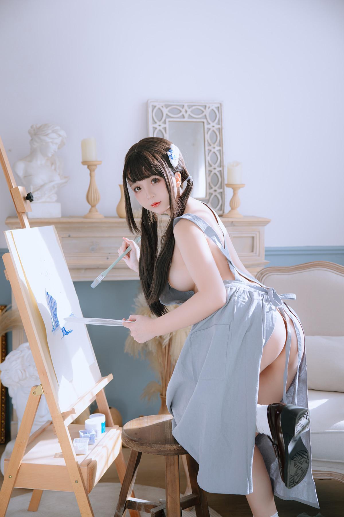 Cosplay Rinaijiao日奈娇 – 美术生(69)