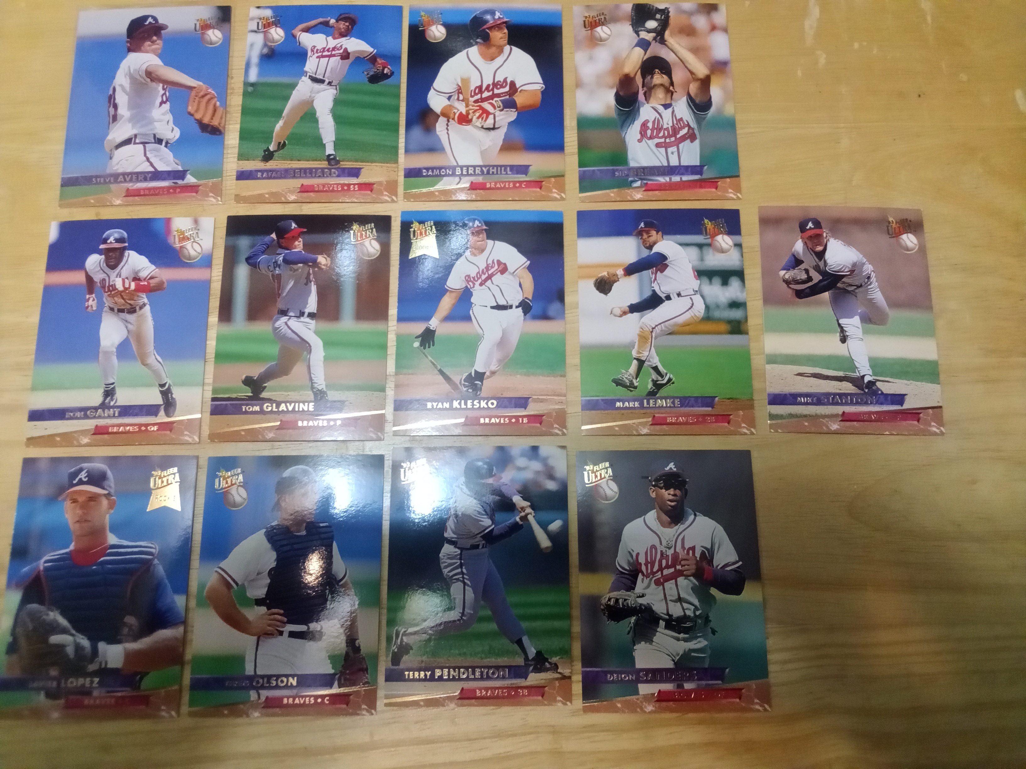 Atlanta Braves Team Sets alle Marken 1986-2008 - Bild 11 von 32