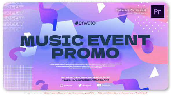 Neon Music Event - VideoHive 46890709