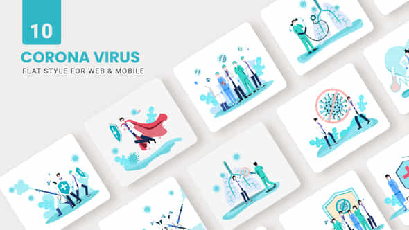 Corona Virus Animations - VideoHive 39157492