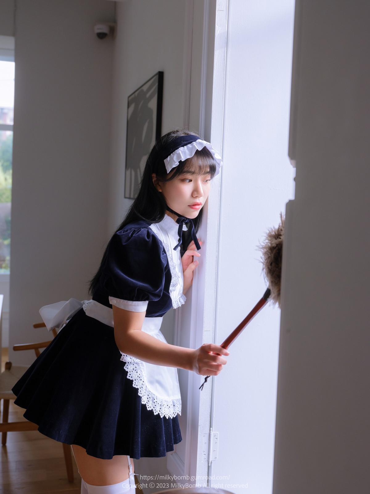 Yui 유이, [MilkyBomb] Maid Set.02(1)