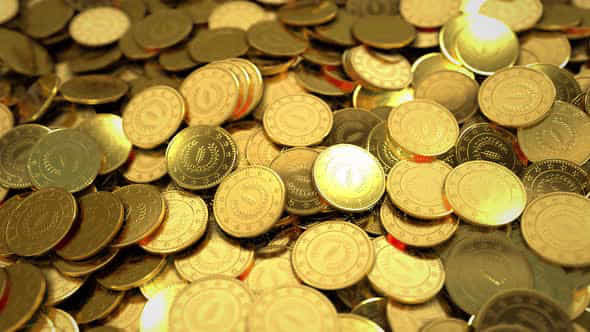 Golden Coins - VideoHive 45426473