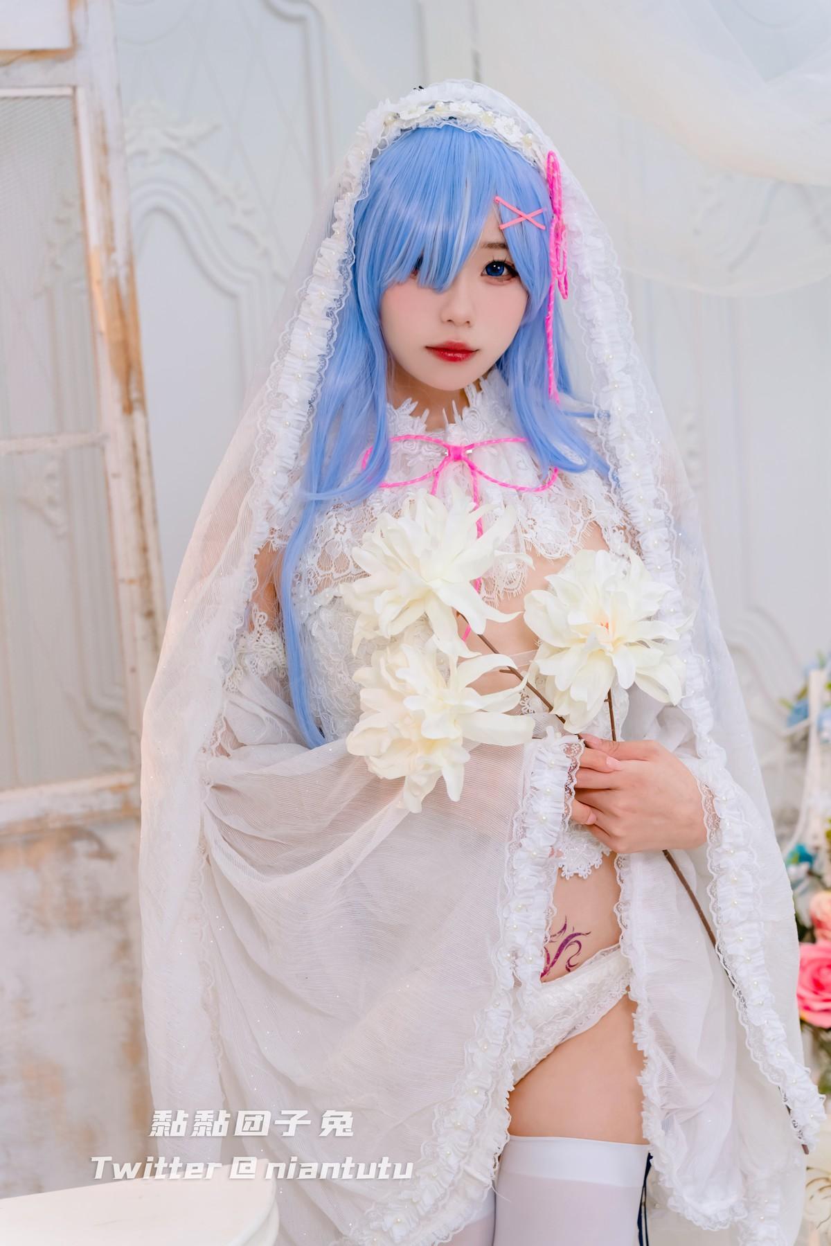 Cosplay 黏黏团子兔 长发蕾姆(4)