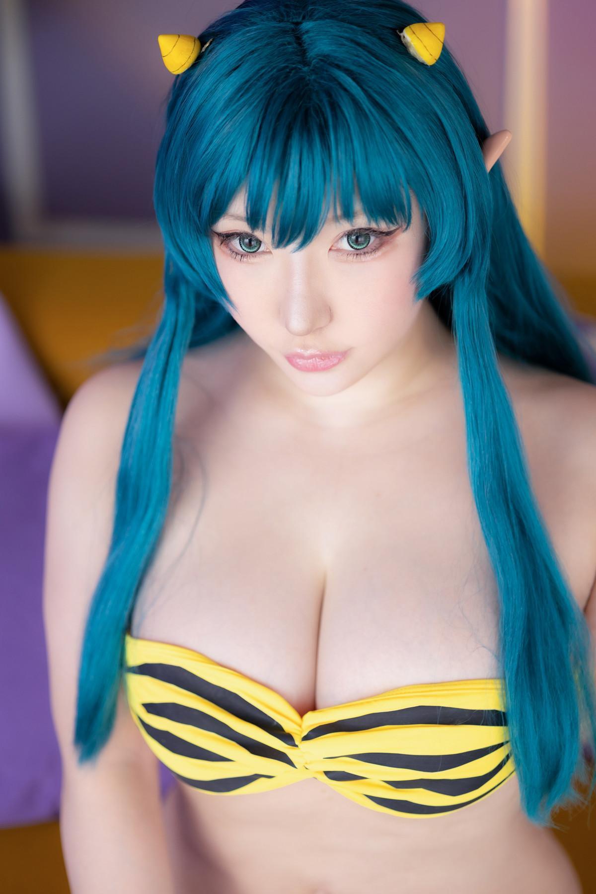 Cosplay SAKUサク Lum ラム うる星やつら Set.01(30)