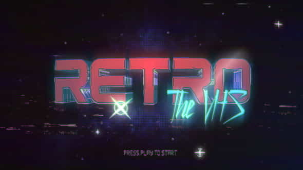 Retro VHS Logo Opener - VideoHive 38365571