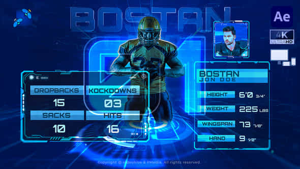 Sports Players Introduction - VideoHive 52660246