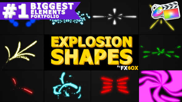 Explosion Shapes - VideoHive 28144057