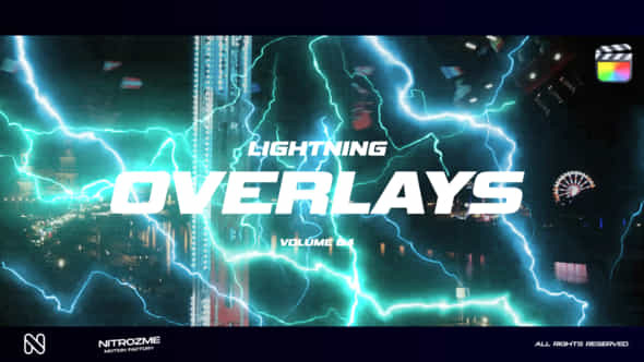 Lightning Overlays Vol 04 For Final Cut Pro X - VideoHive 50631925