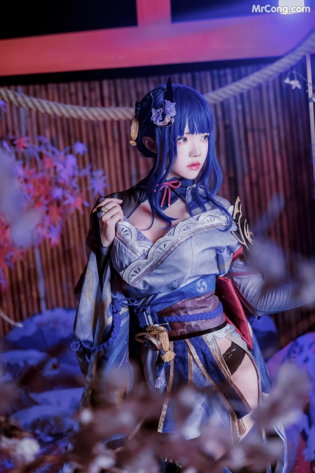 Coser@桜桃喵 Vol.139: 雷电将军+花絮 (51 photos )(33)