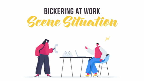 Bickering at work - Scene - VideoHive 27642142