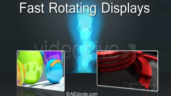 Fast rotating displays - VideoHive 61691