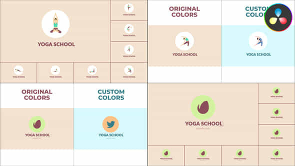 Yoga School Logo - VideoHive 46119971