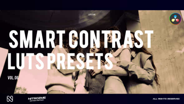 Smart Contrast Lut Vol 06 For Davinci Resolve - VideoHive 49365593