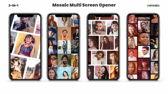Mosaic Multi Screen - VideoHive 38366944