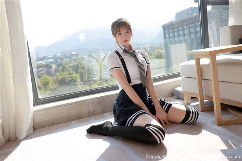 模范学院yoo优优清纯校服系列写真(62)