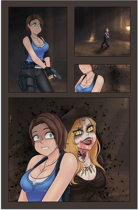 A NEW INTRUDER Comic ANIMATED! Lady Dimitrescu X Jill Valentine - 2