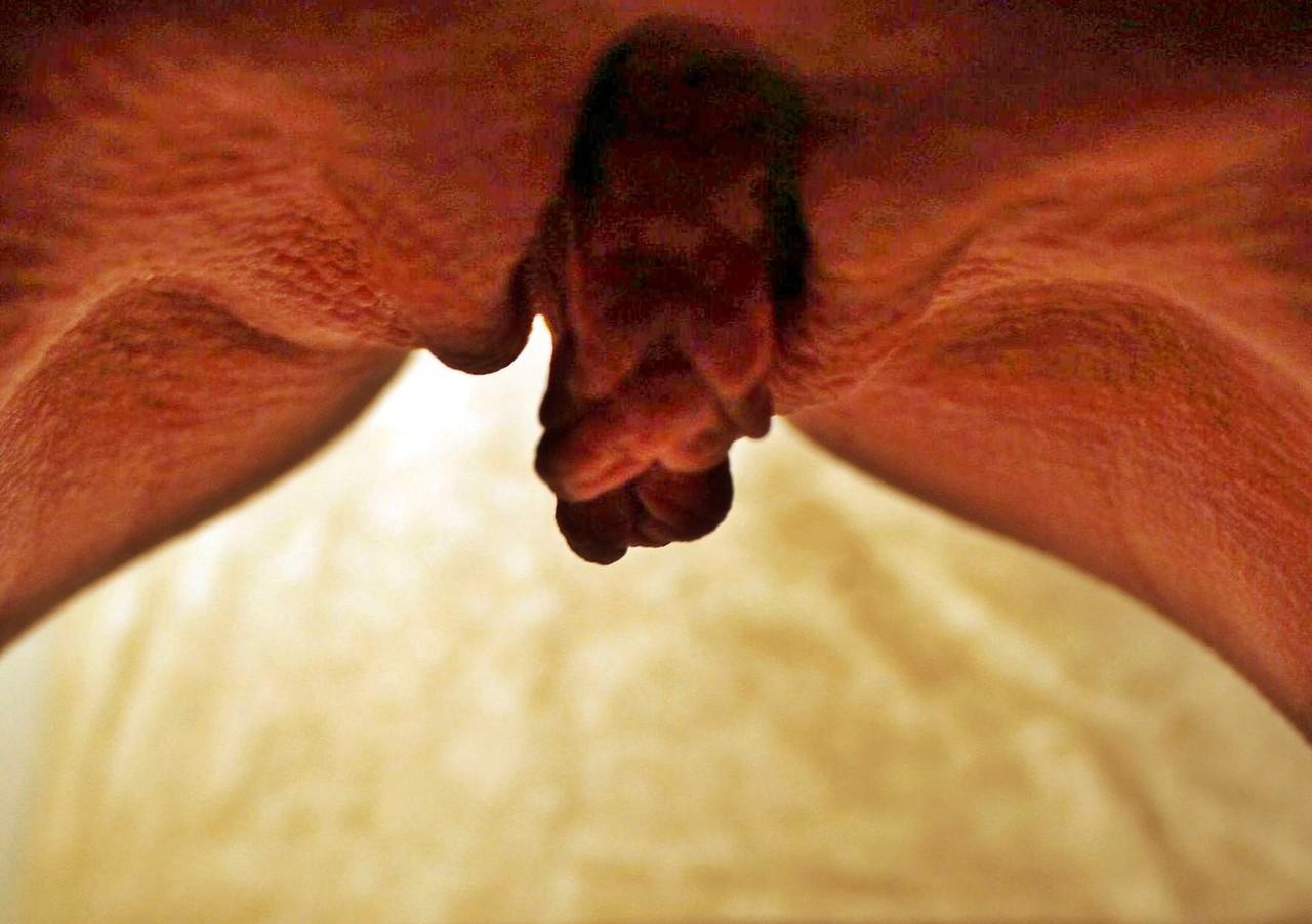 Uninhibited granny shows her mature protruding clitoris in extreme closeups(19)