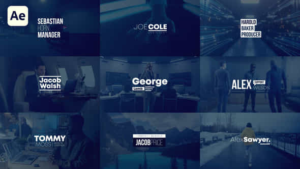 Titles Typography Pack - VideoHive 56161406