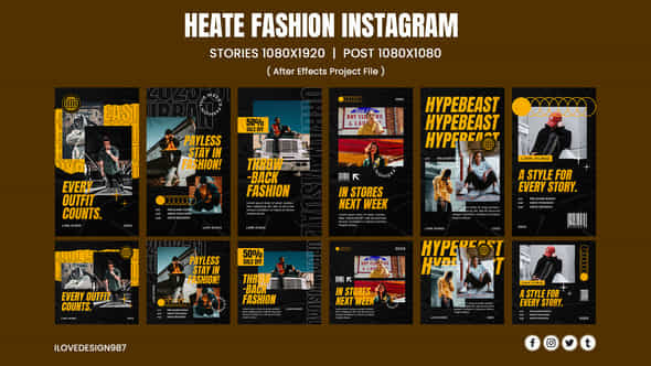 Heate Fashion Instagram - VideoHive 46831717