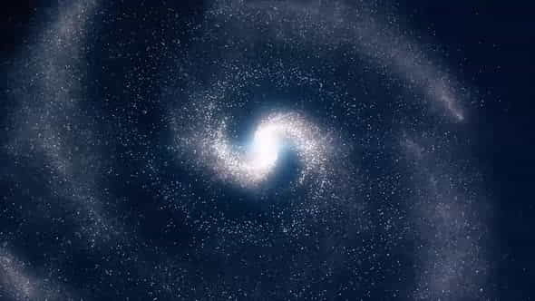 Beautiful spiral galaxy somewhere in - VideoHive 32794585