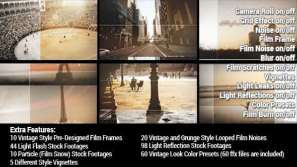 Vintage And Grunge Film Effect 05 - VideoHive 8608378