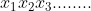 x_{1} x_{2} x_{3}........