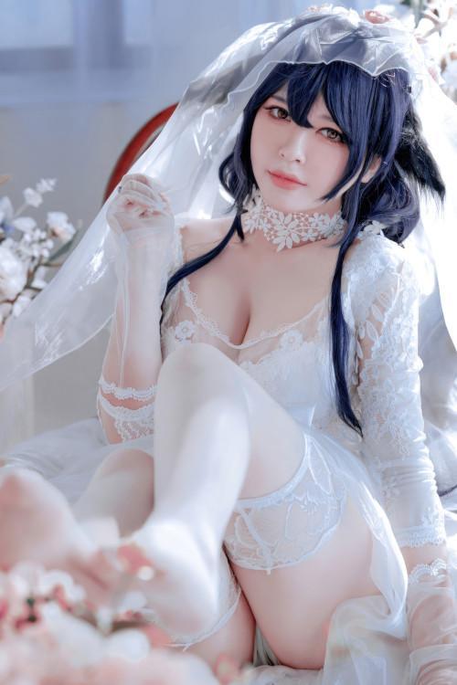 Cosplay 半半子Banbanko 碧蓝航线 吾妻花嫁