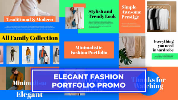 Minimalistic Fashion Portfolio Slideshow - VideoHive 49523747