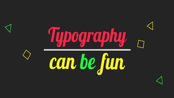 Fun Kinetic Typography - VideoHive 20837598