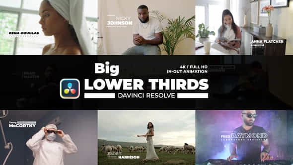 Big Lower Thirds - VideoHive 46192564