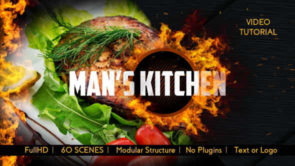 Mens Kitchen Menu - VideoHive 19239450