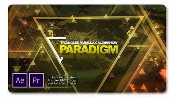 Paradigm Triangles Parallax Slideshow - VideoHive 27804968