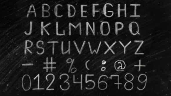 Chalk Alphabet - VideoHive 18950411