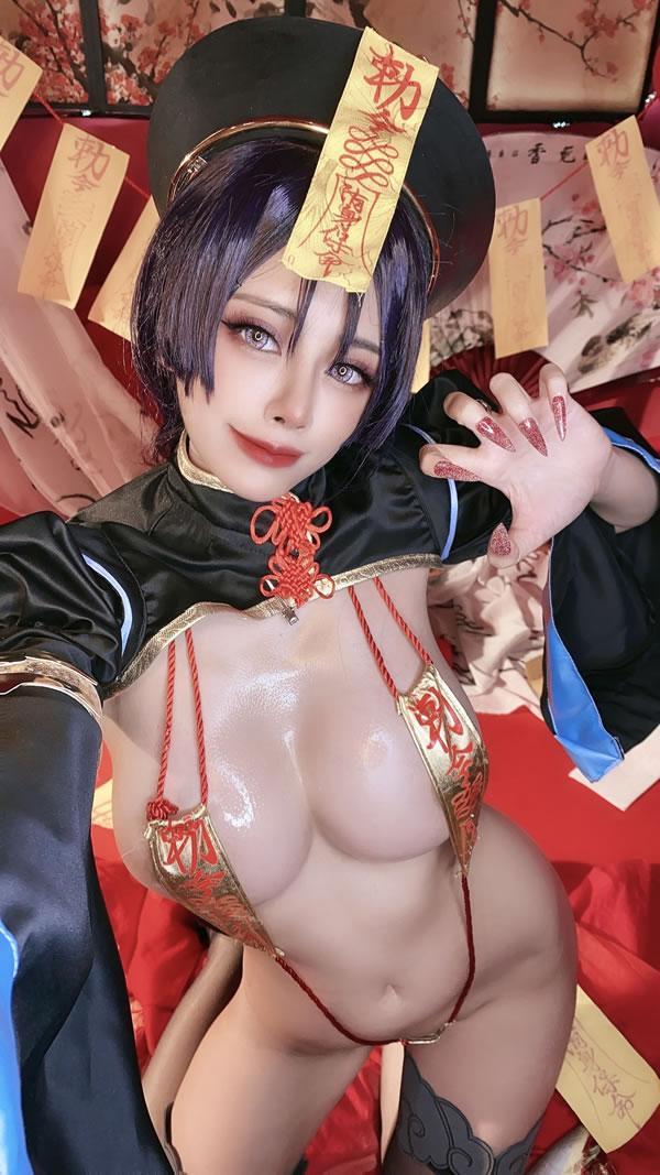 高质量coser @Byoru写真作品-小僵尸(7)