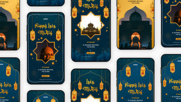 Isra Miraj Instagram Story - VideoHive 56350534