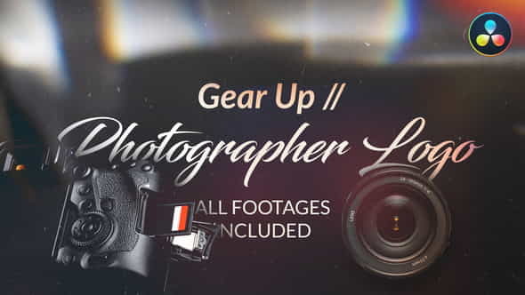 Gear UpPhotographer Logo | For - VideoHive 34767314