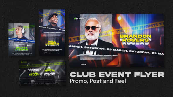 Club Event Flyer Promo Post And Reel - VideoHive 51387287