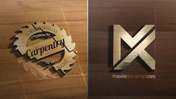 Wood 3D Logo Reveal - VideoHive 27121141