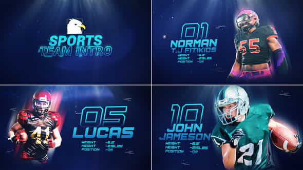 Sports Team Player - VideoHive 35290888